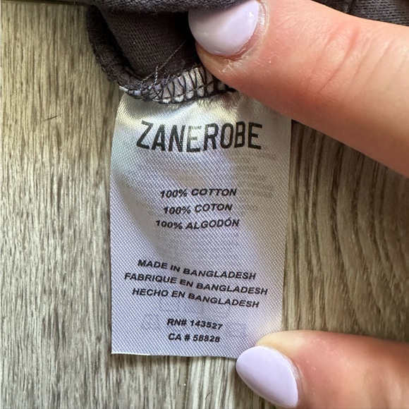 Zanerobe Black Men’s crew neck t-shirt - Picture 6 of 8